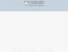 Tablet Screenshot of cathleenswiftdesign.com